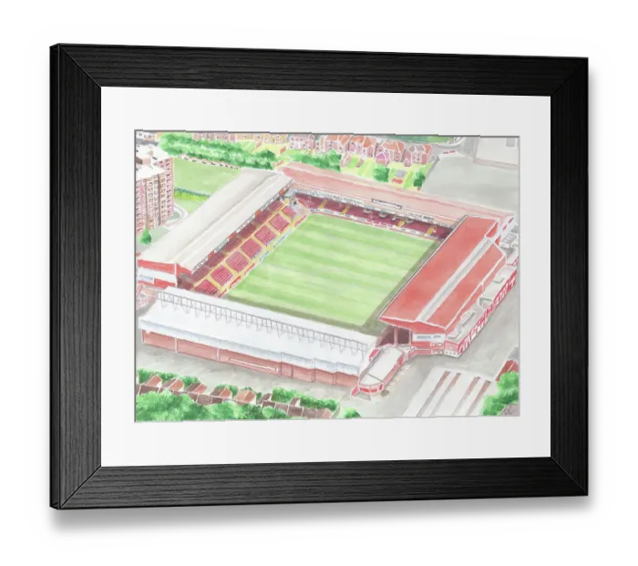 Framed Print : Ashton Gate Old Stadium - Bristol City Framed Print : Ashton Gate Old Stadium - Bristol City