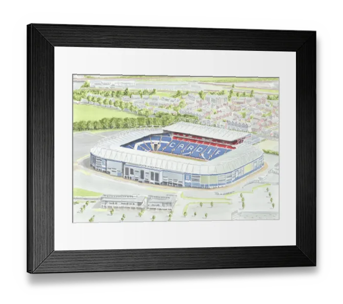 Framed Print : Cardiff City Stadium - Cardiff City FC Framed Print : Cardiff City Stadium - Cardiff City FC