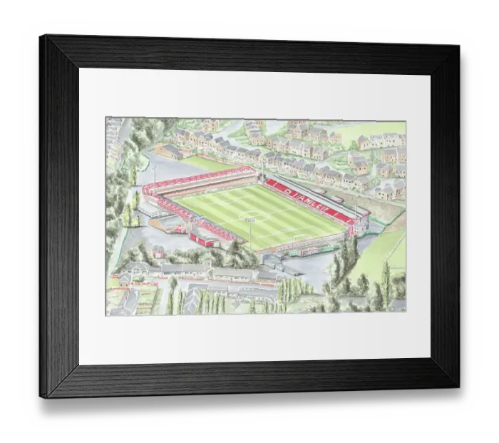 Framed Print : Crown Ground Stadium - Accrington Stanley FC Framed Print : Crown Ground Stadium - Accrington Stanley FC