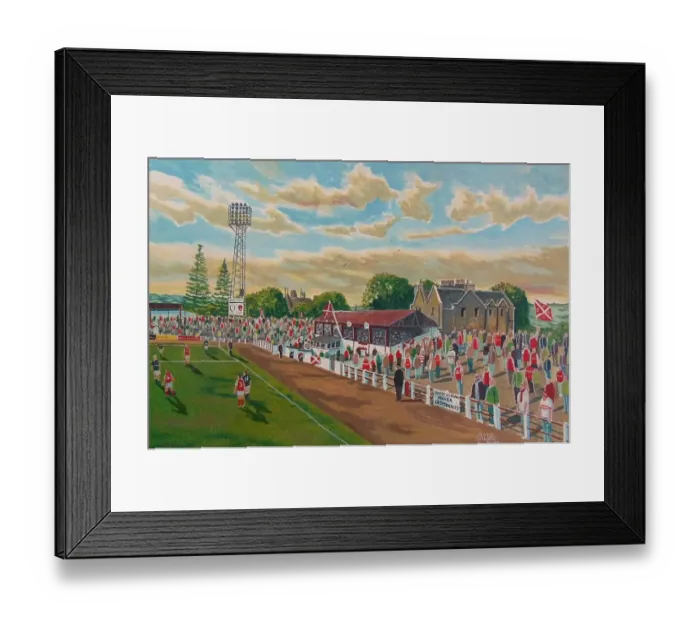 Framed Print : Annfield - Stirling Albion FC Framed Print : Annfield - Stirling Albion FC