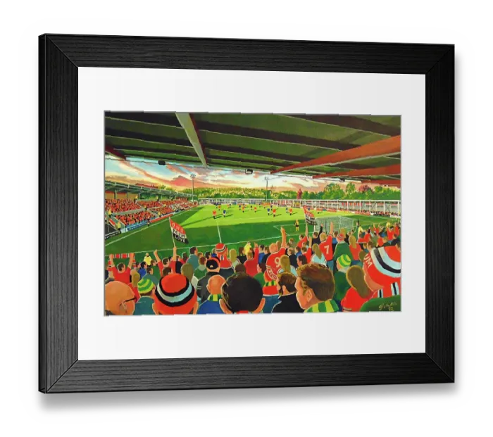 Framed Print : Broadhurst Park - FC United of Manchester Framed Print : Broadhurst Park - FC United of Manchester
