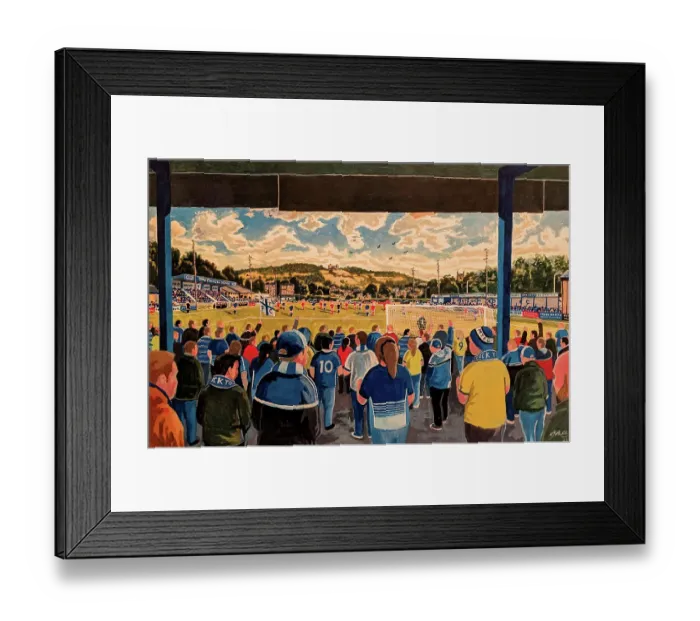 Framed Print : Causeway Stadium - Matlock Town FC