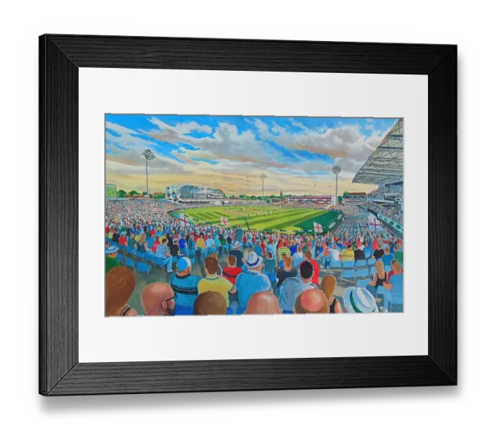 Framed Print : HEADINGLEY Cricket Ground - Yorkshire CCC Framed Print : HEADINGLEY Cricket Ground - Yorkshire CCC