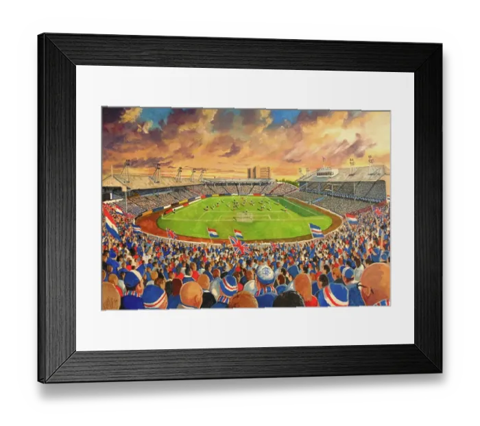 Framed Print : Ibrox Old Stadium - Rangers FC Framed Print : Ibrox Old Stadium - Rangers FC