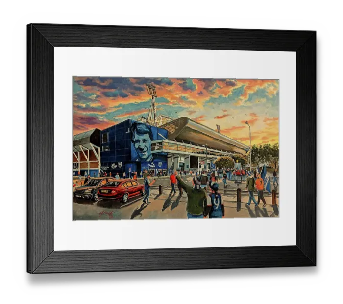Framed Print : PORTMAN ROAD Going to the Match - Ipswich Town FC Framed Print : PORTMAN ROAD Going to the Match - Ipswich Town FC