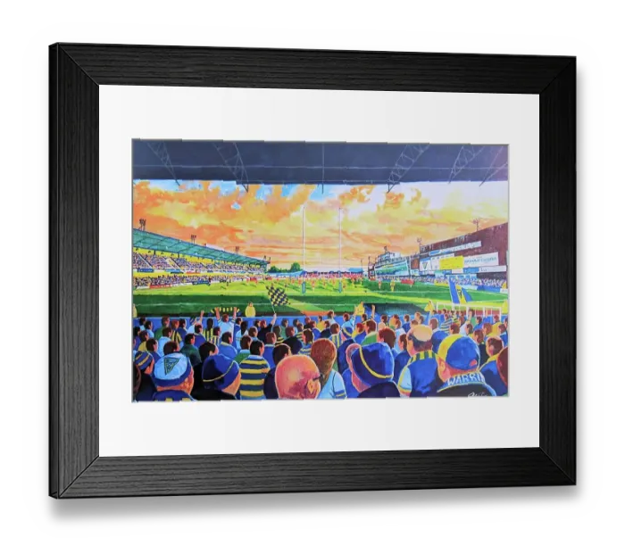 Framed Print : Wilderspool Stadium - Warrington Wolves Rugby League Framed Print : Wilderspool Stadium - Warrington Wolves Rugby League