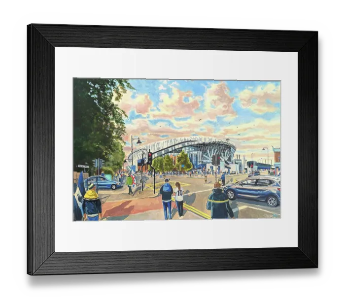 Framed Print : TOTTENHAM STADIUM Going to the Match - Tottenham Hotspur FC Framed Print : TOTTENHAM STADIUM Going to the Match - Tottenham Hotspur FC