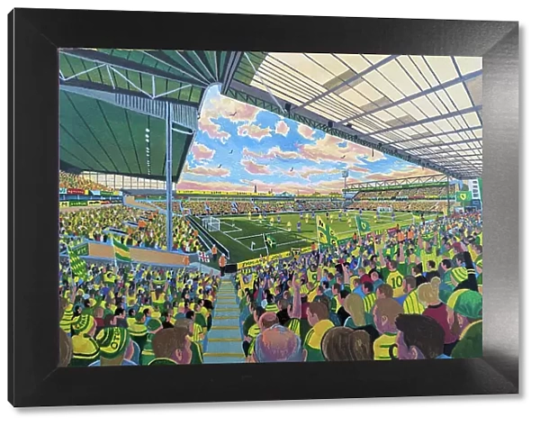 Carrow Road Stadium Fine Art (new version) - Norwich City FC