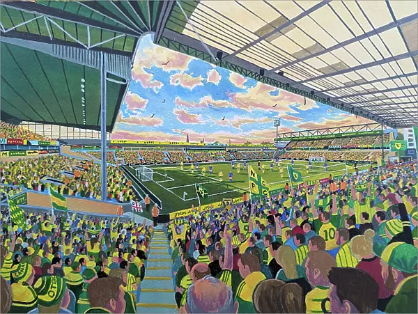 Carrow Road Stadium Fine Art (new version) - Norwich City FC