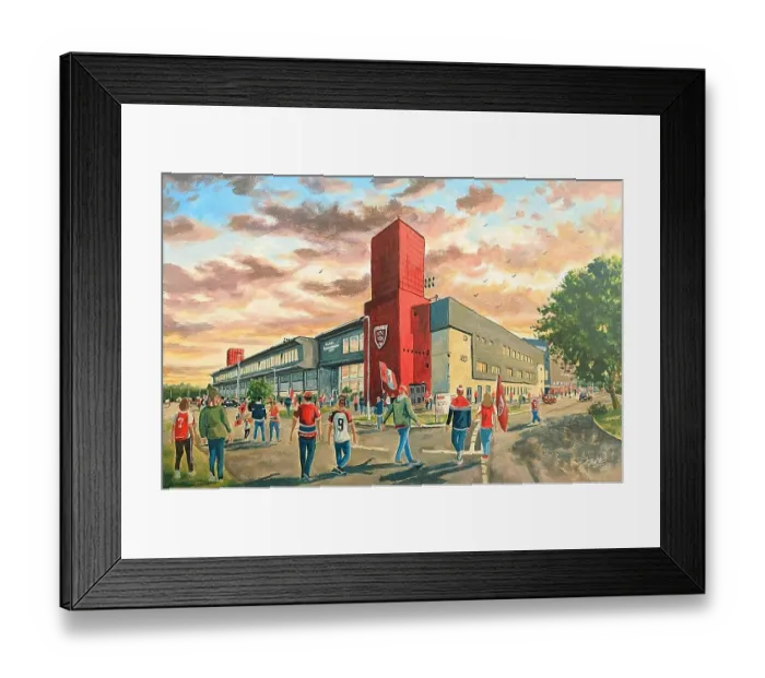 Framed Print : Craven Park Stadium Going to the Match - Hull Kingston Rovers RLFC Framed Print : Craven Park Stadium Going to the Match - Hull Kingston Rovers RLFC