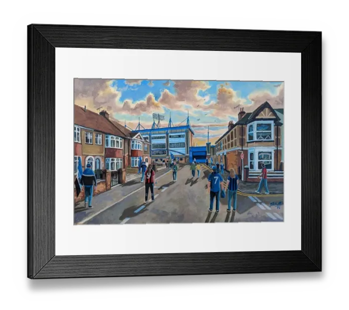 Framed Print : Priestfield Stadium Art Going to the Match - Gillingham FC Framed Print : Priestfield Stadium Art Going to the Match - Gillingham FC