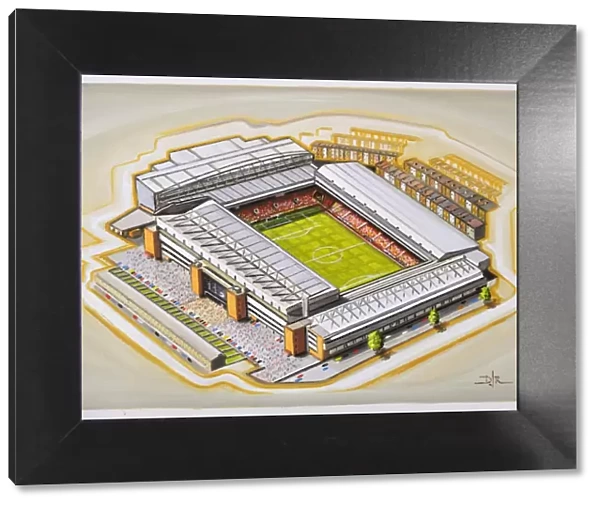 Anfield Stadia Art - Liverpool