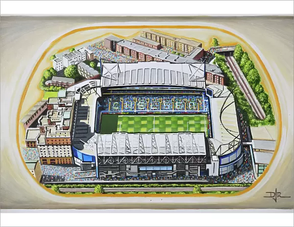 Stamford Bridge Stadia Art - Chelsea