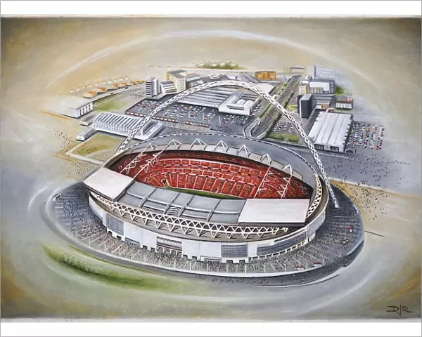 Wembley Stadium Art - England