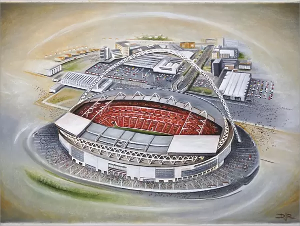 Wembley Stadium Art - England