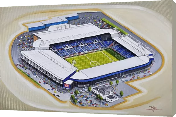The Hawthorns Stadia Art - West Bromwich Albion