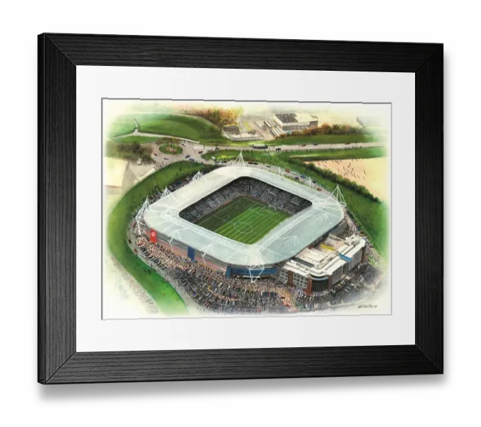 Framed Print : Madejski Stadium Art - Reading Framed Print : Madejski Stadium Art - Reading