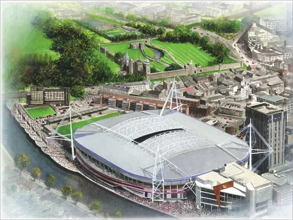Millennium Stadium Art - Wales