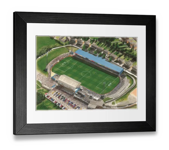 Framed Print : Springfield Park Art - Wigan Athletic Framed Print : Springfield Park Art - Wigan Athletic