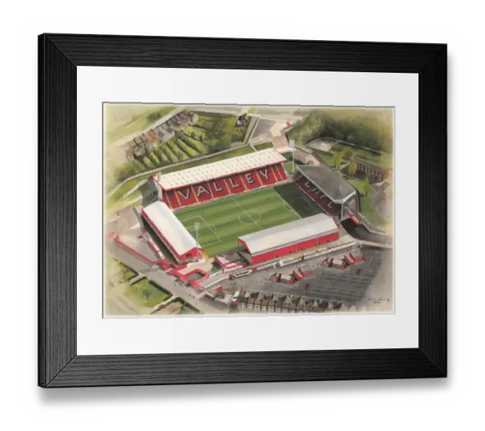 Framed Print : The Valley Art - Charlton Athletic Framed Print : The Valley Art - Charlton Athletic