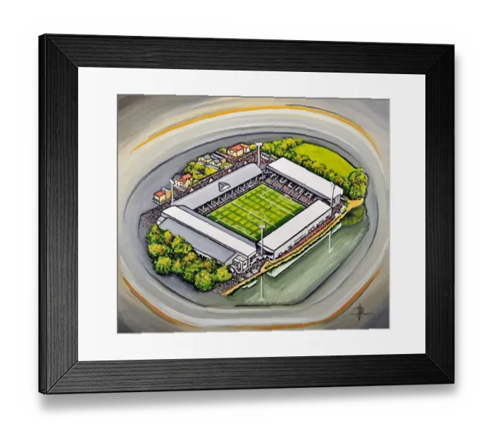 Framed Print : Craven Cottage Stadia Art - Fulham Framed Print : Craven Cottage Stadia Art - Fulham