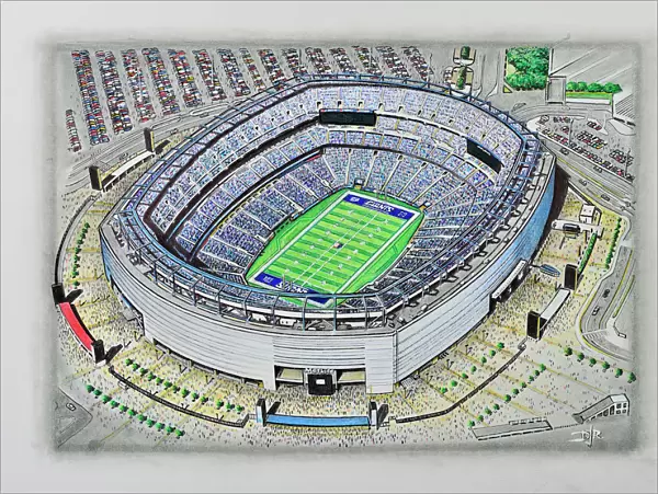 MetLife Stadium Art - New York Giants