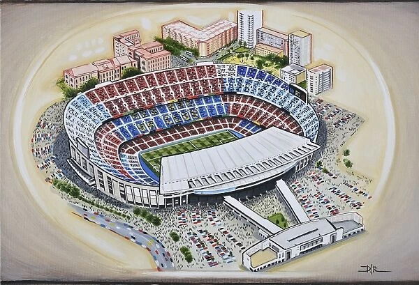 Camp Nou Stadia Art - Barcelona