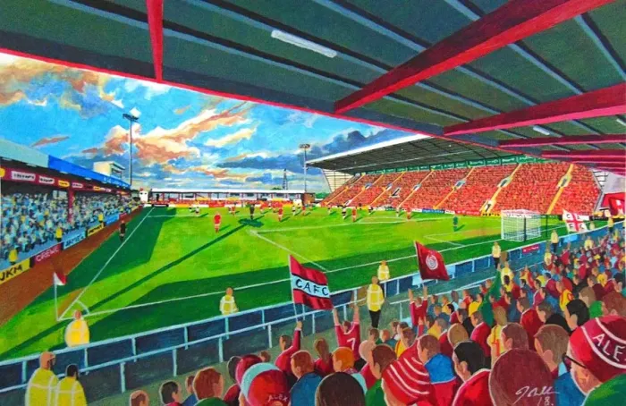 Framed Print : Gresty Road Stadium Fine Art - Crewe Alexandra Football Club Framed Print : Gresty Road Stadium Fine Art - Crewe Alexandra Football Club