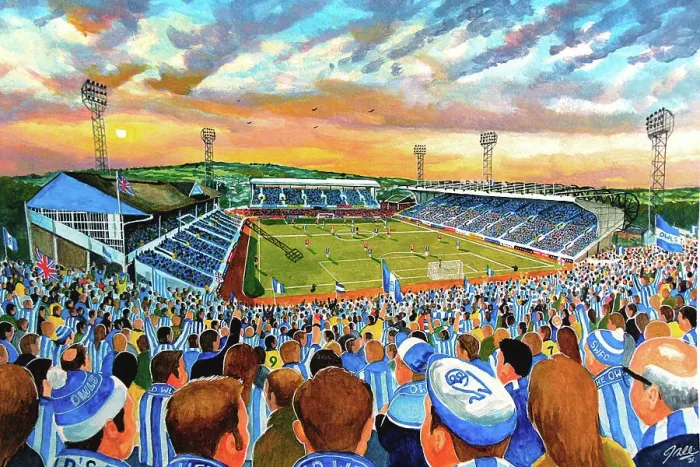 Framed Print : Hillsborough Stadium Yesteryear - Sheffield Wednesday JKM Framed Print : Hillsborough Stadium Yesteryear - Sheffield Wednesday JKM