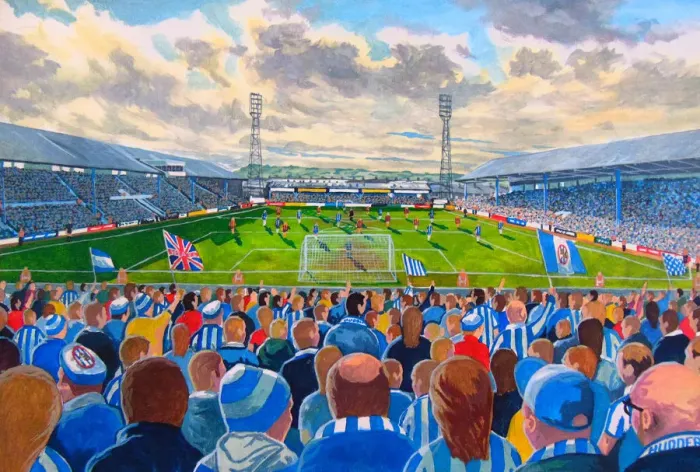 Framed Print : Leeds Road Stadium Fine Art - Huddersfield Town Football Club Framed Print : Leeds Road Stadium Fine Art - Huddersfield Town Football Club