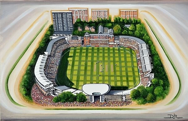 Lords Cricket Ground Art - Middlesex County Cricket Club & England