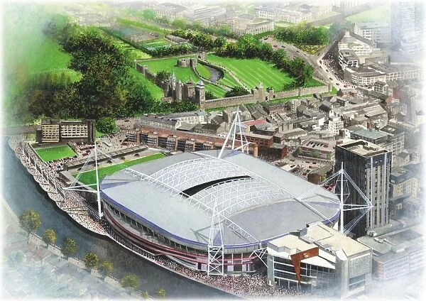 Millennium Stadium Art - Wales