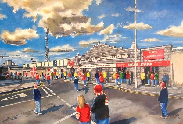 Pittodrie Stadium Fine Art - Aberdeen Football Club