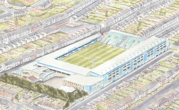 Framed Print : Priestfield Stadium Framed Print : Priestfield Stadium