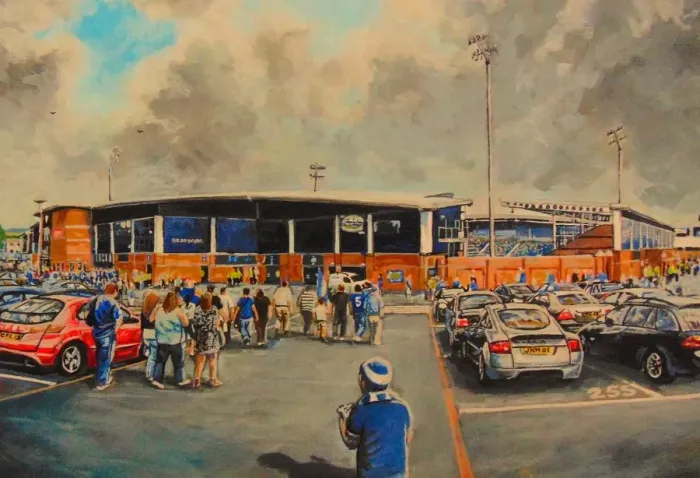 Framed Print : Proact Stadium Going to the Match Fine Art - Chesterfield Football Club Framed Print : Proact Stadium Going to the Match Fine Art - Chesterfield Football Club