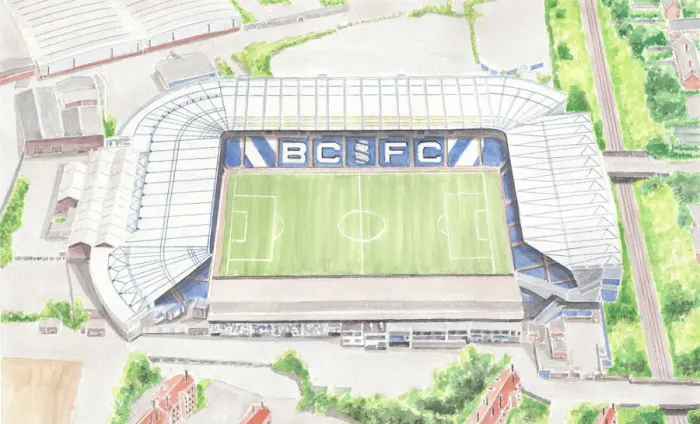Framed Print : St Andrews is an association football stadium in the Bordesley district of Birmingham Framed Print : St Andrews is an association football stadium in the Bordesley district of Birmingham