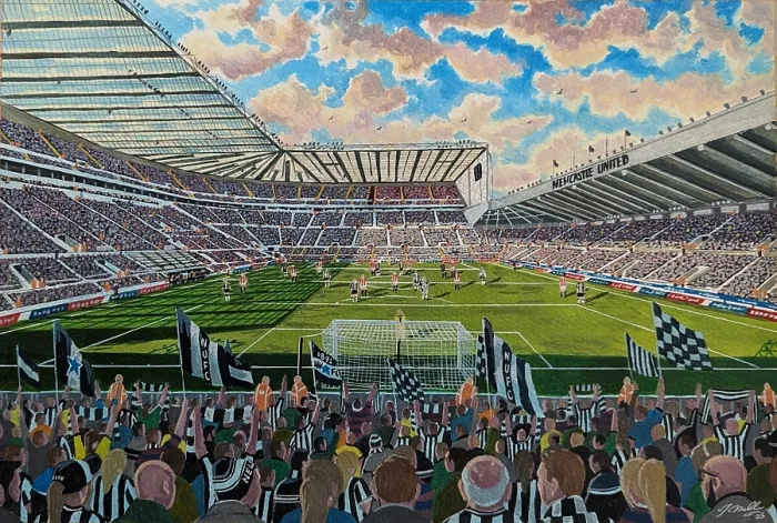 Framed Print : St James Park Stadium - Newcastle United FC