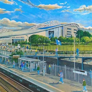 Amex Stadium Fine Art Going to the Match - Brighton & Hove Albion Football Club