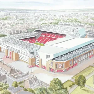 Print of Anfield Road New Stand Print of Anfield Road New Stand
