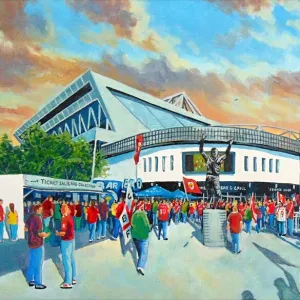 Ashton Gate Going to the Match Fine Art - Bristol City FC