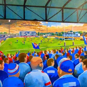 Belle Vue Stadium Rugby League Print Belle Vue Stadium Rugby League Print