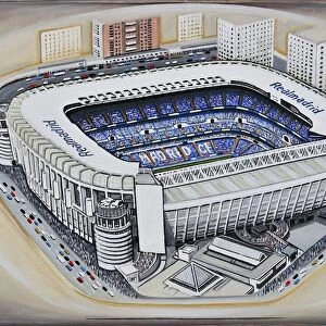 The Bernabeu Stadia Art - Real Madrid