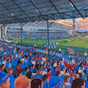 Boundary Park Stadium Fine Art - Oldham Athletic Football Club