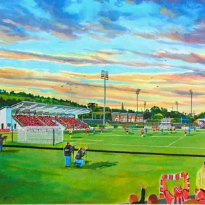 Brandywell Stadium Fine Art - Derry City Football Club