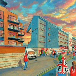 Brisbane Road Stadium Going to the Match Fine Art - Leyton Orient Football Club