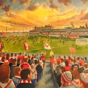 Broomfield Park Stadium Print - Airdrieonians Football Club Broomfield Park Stadium Print - Airdrieonians Football Club