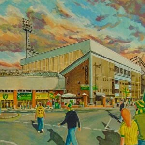 Carrow Road Stadium Going to the Match Fine Art - Norwich City Football Club
