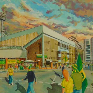 Carrow Road Stadium Going to the Match Fine Art - Norwich City Football Club