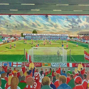 Christie Park Print - A 6,400 capacity stadium in Morecambe Christie Park Print - A 6,400 capacity stadium in Morecambe