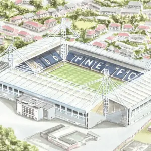 Deepdale Stadium Print Deepdale Stadium Print